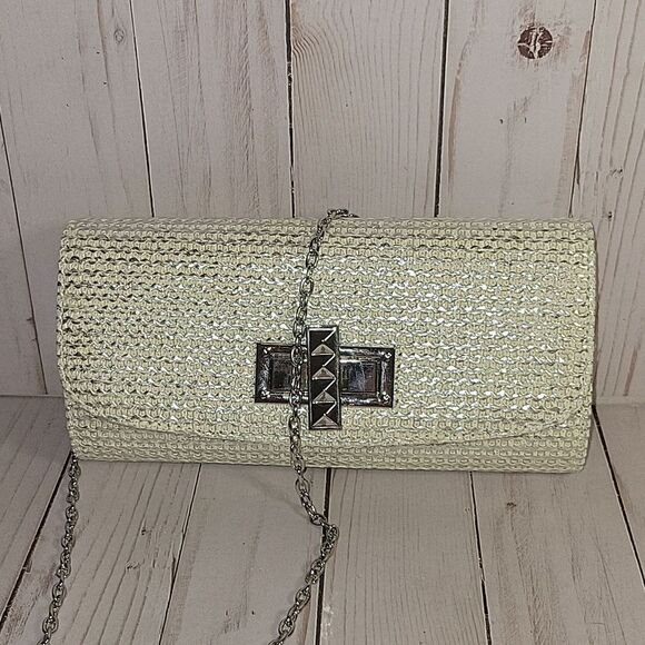 Sandra Roberts Squared Straw Bag - Picture 1 of 9